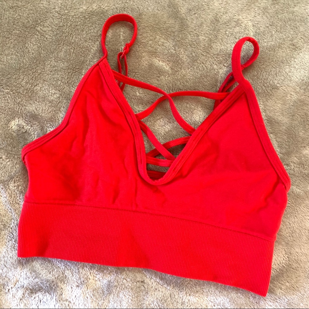 NWOT PINK sports bra